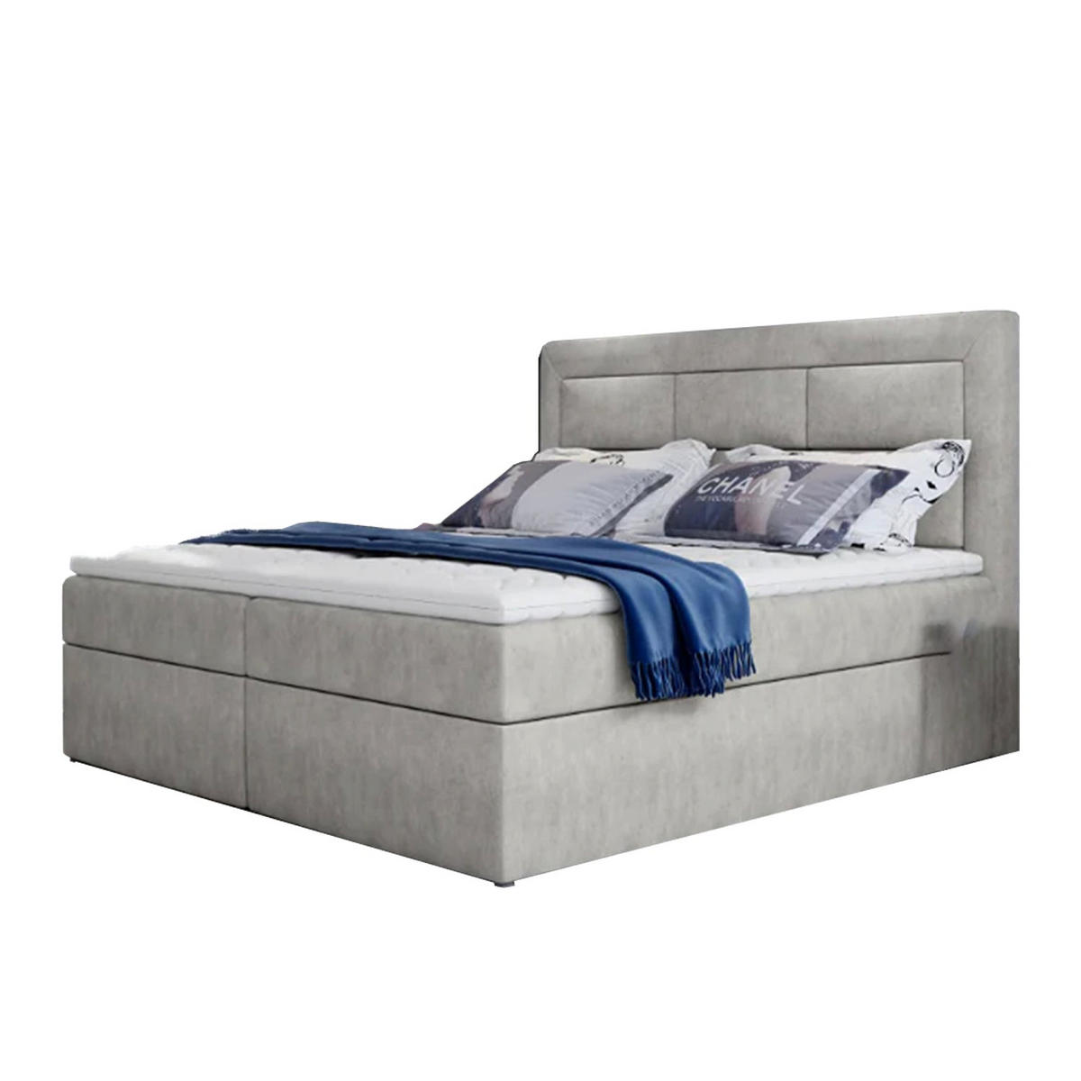 BOXBETT Vivre Bonellfederkern - Beige, Holz/Holzwerkstoff (180/200cm) - Best For Home