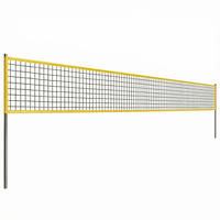 SADA na badmintonová síť, ocel, nylon, černá - černá, kov (100/950cm) - SPORTNOW