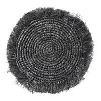 TISCHSET Raffia - Schwarz, Naturmaterialien (41/41cm) - BUTLERS