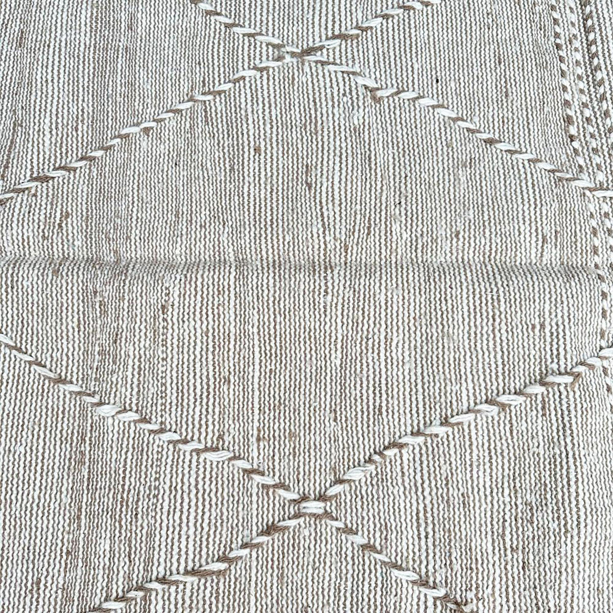 BERBERTEPPICH Kelim Marokko Wolle 200x 300 cm - Beige, Naturmaterialien (200/300cm) - AFK Living