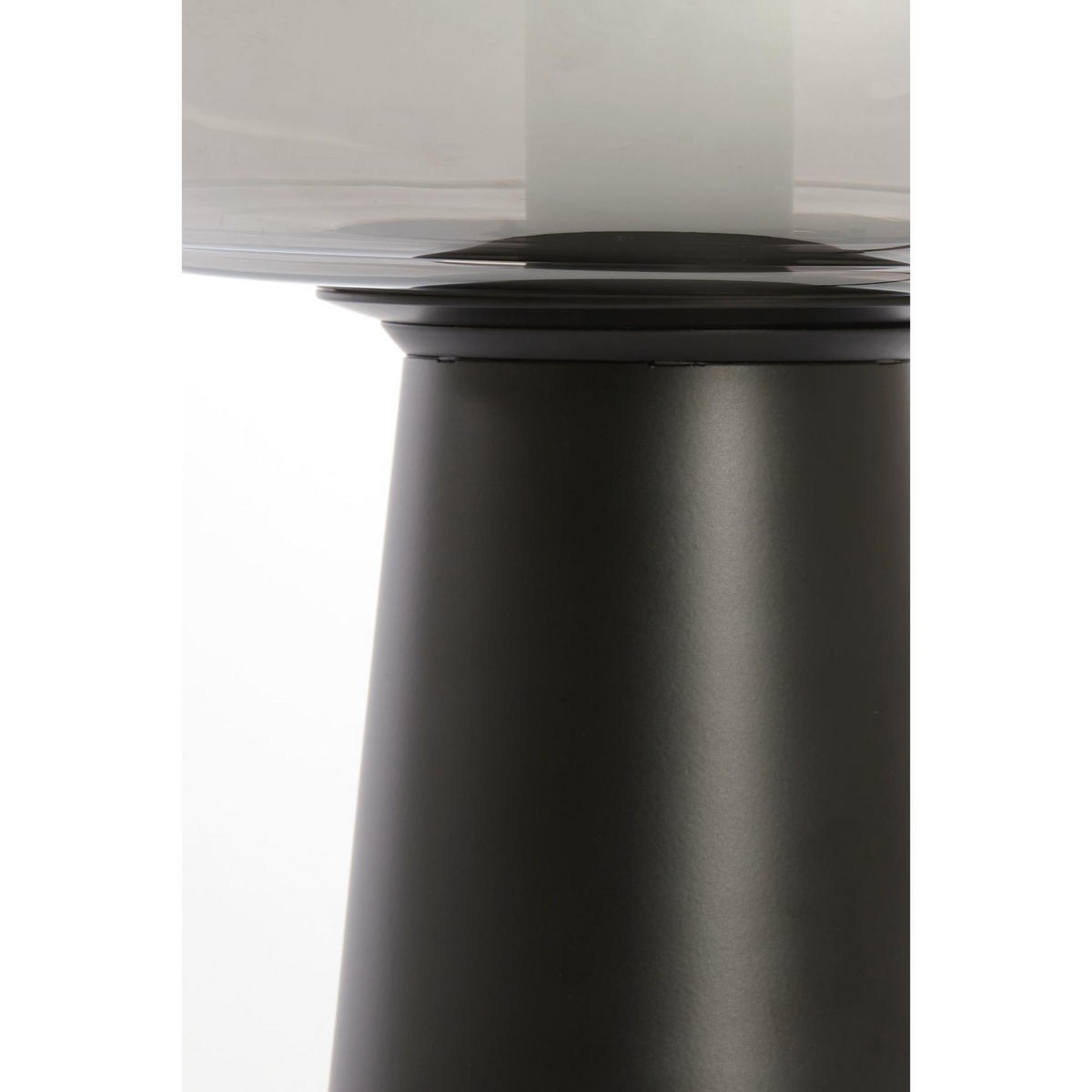 TISCHLAMPE Misty Grau 30/30/46 cm - Grau, Glas (30/30/46cm) - Light & Living
