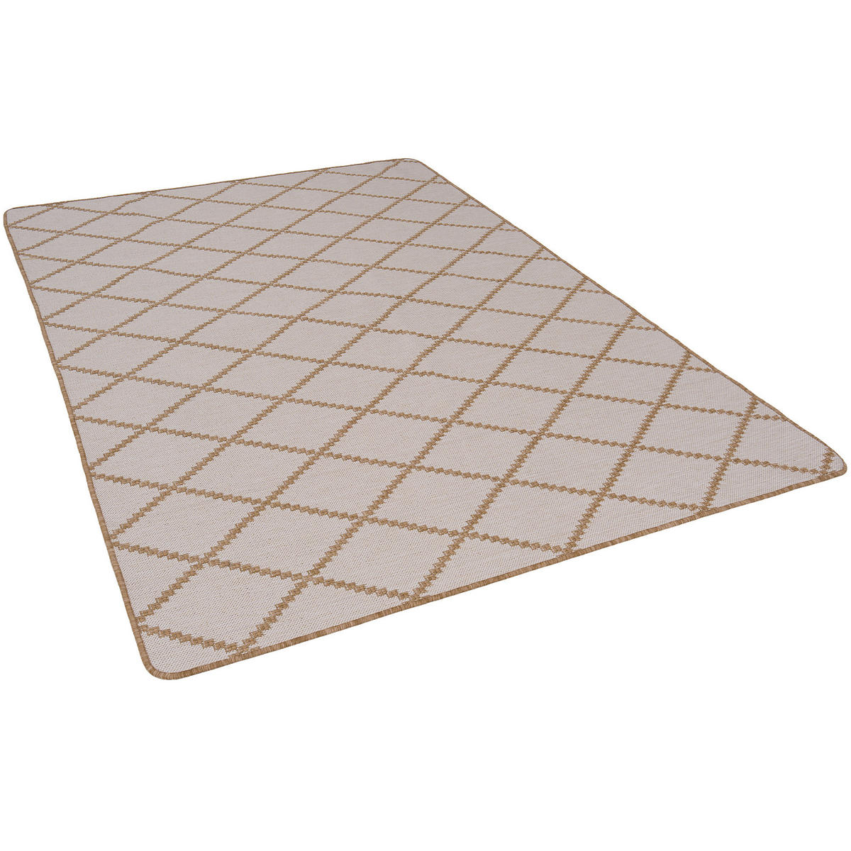 IN- UND OUTDOOR TEPPICH BEIDSEITIG NEWPORT DESIGN - Beige, Textil (200/250cm) - Snapstyle