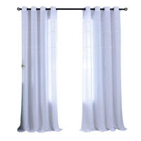 VORHANG 2ER SET »Leipzig« HxB 245x145 cm Weiß - Weiß, Textil (145/245cm) - Gardinenbox