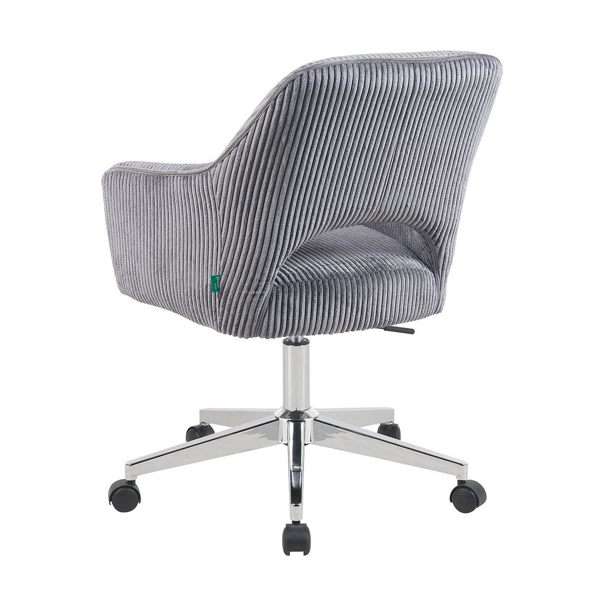 BÜROSTUHL Mika-Faro - Chromfarben/Grau, Textil/Metall (60/84/65cm) - DUBI Möbel