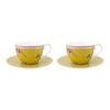 TASSEN & UNTERTASSEN 2er-Set La majorelle gelb 280 ml - Gelb, Keramik (16.8/12.2/16.8cm) - Pip Studio