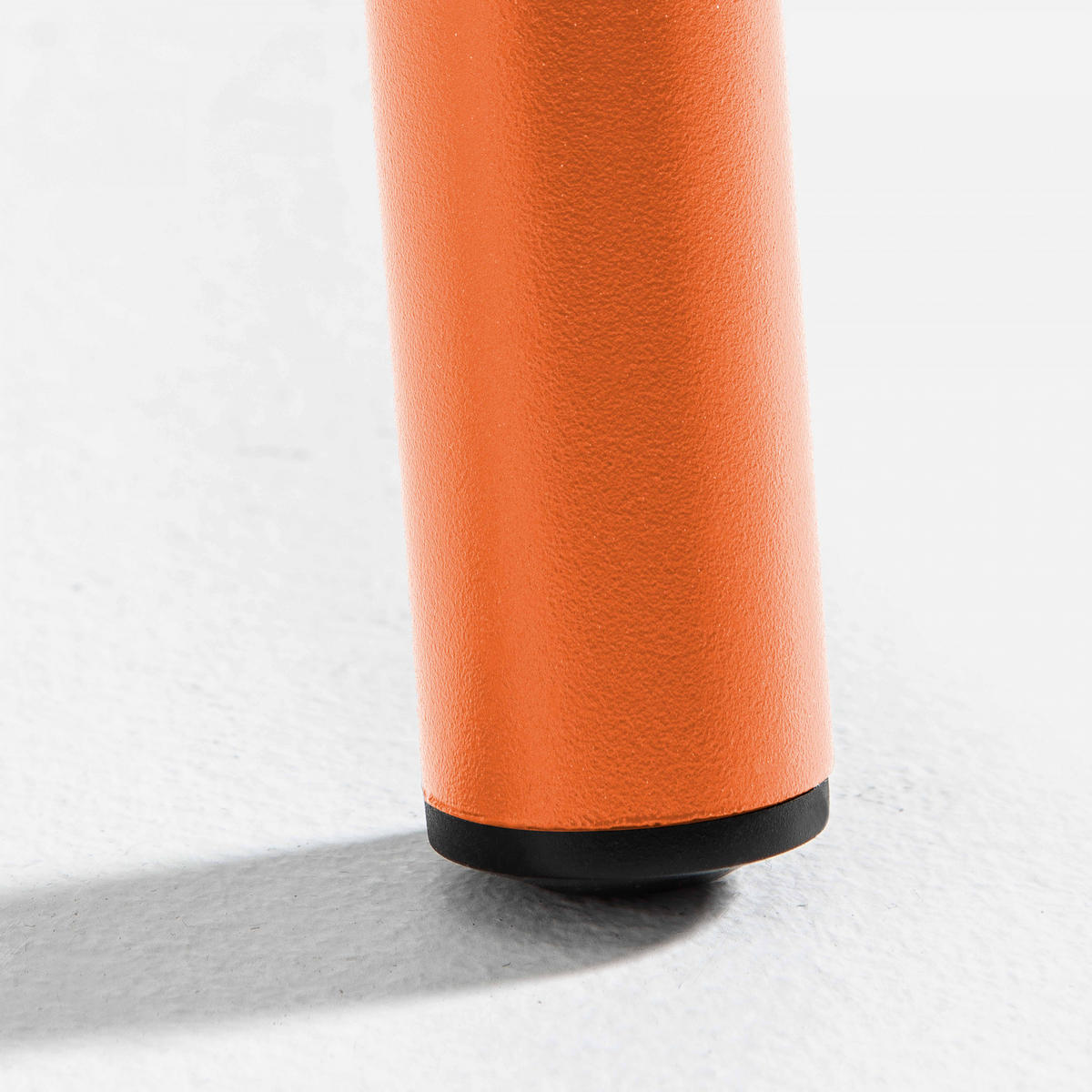 GARTENTISCH , Orangefarben - Orange, Metall (70/70/72cm) - Oviala