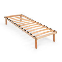 BETTGESTELL PYXIS Buche massiv 100x200 cm - Naturfarben, Holz (99/200cm) - Coemo