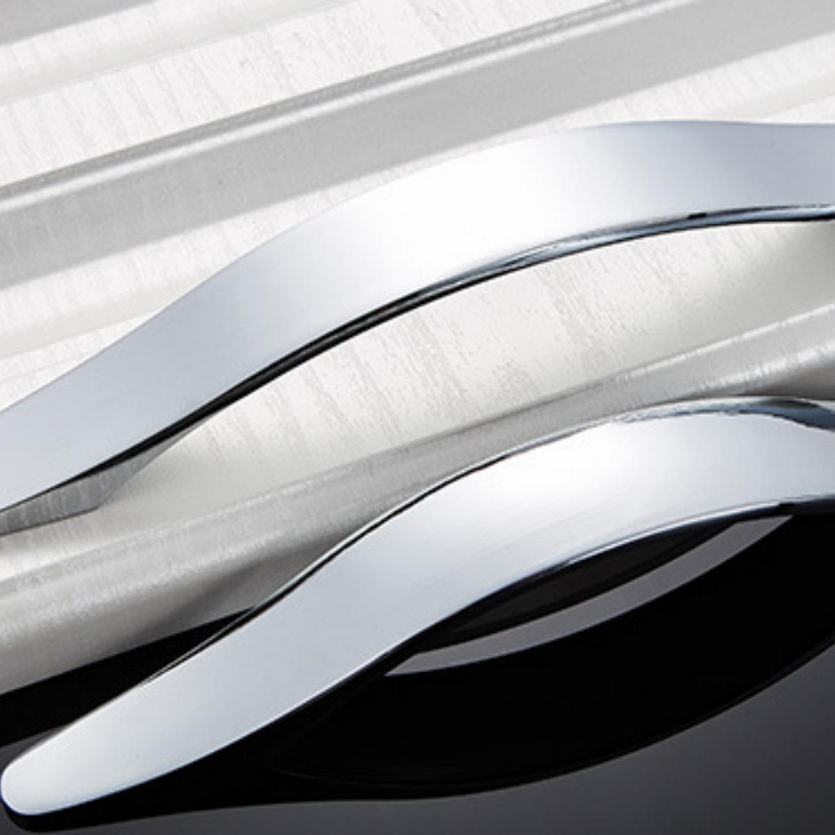 MÖBELGRIFF Nickel Gebürstet 10er-Set 128 mm - Silberfarben, Metall (2.6/2.9/20.2cm)