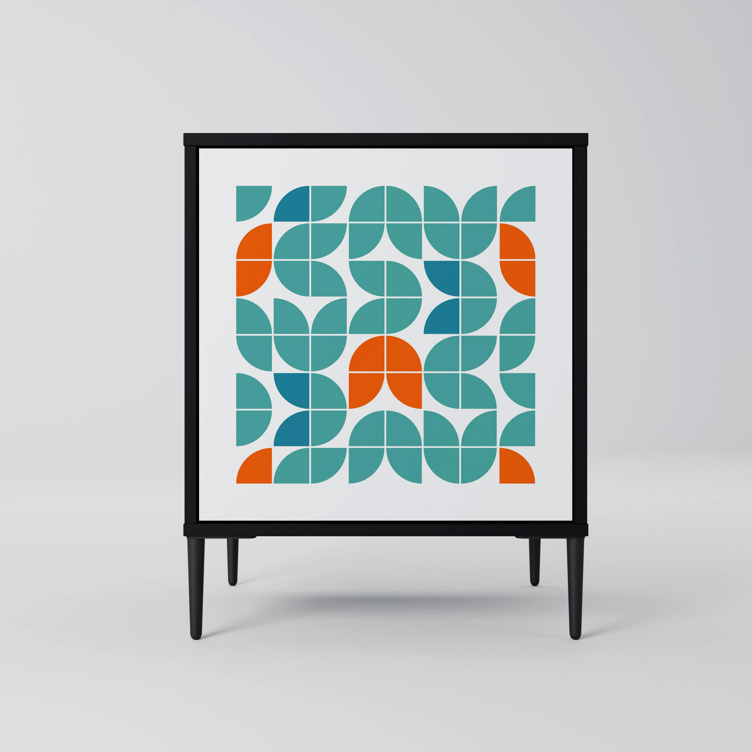 SpaceRebels Sideboard Schwarz 57.5x72.5x42 cm