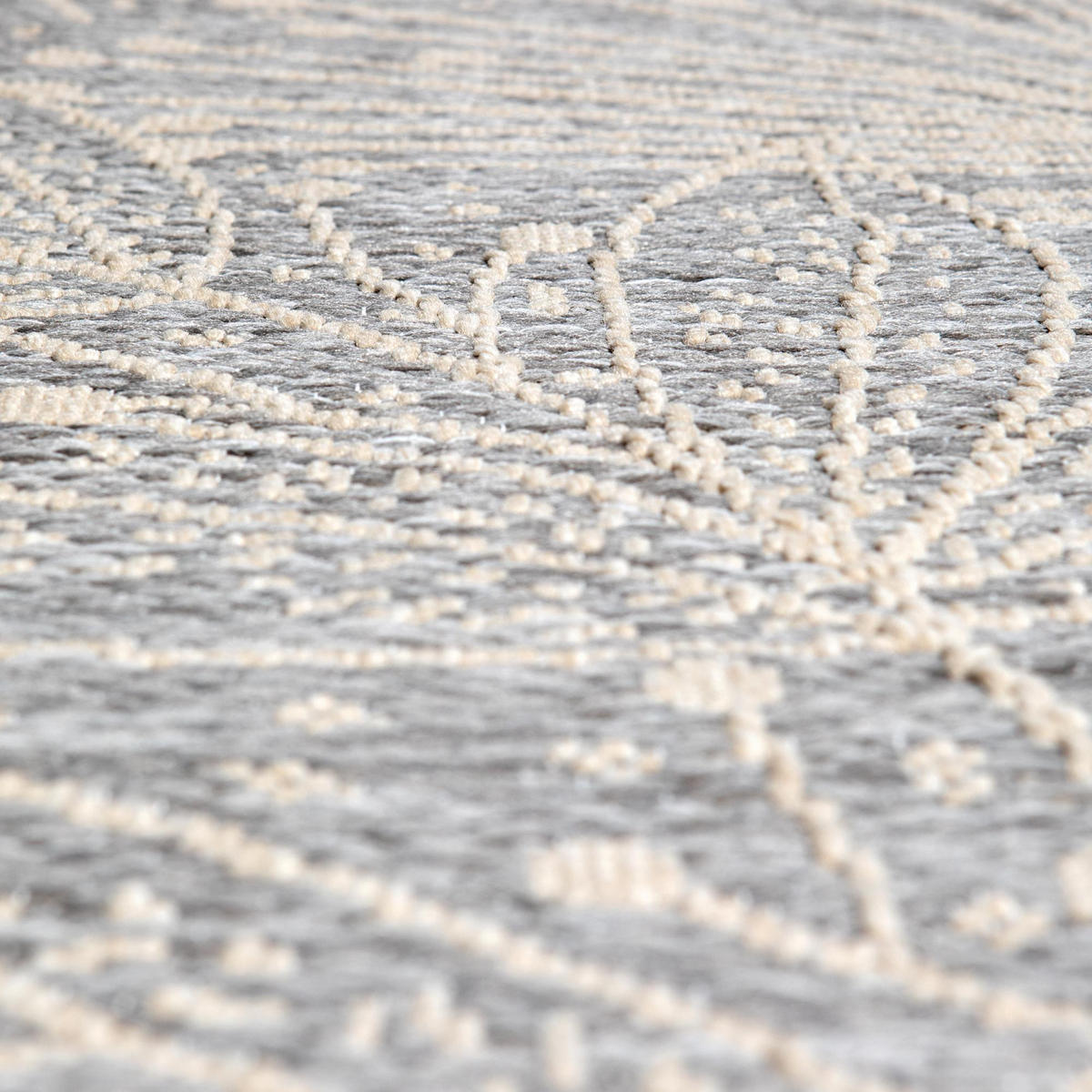 OUTDOOR-TEPPICH Mareva perlweiß 160 x 230 cm - Hellgrau, Textil (160/230cm) - Vivaraise