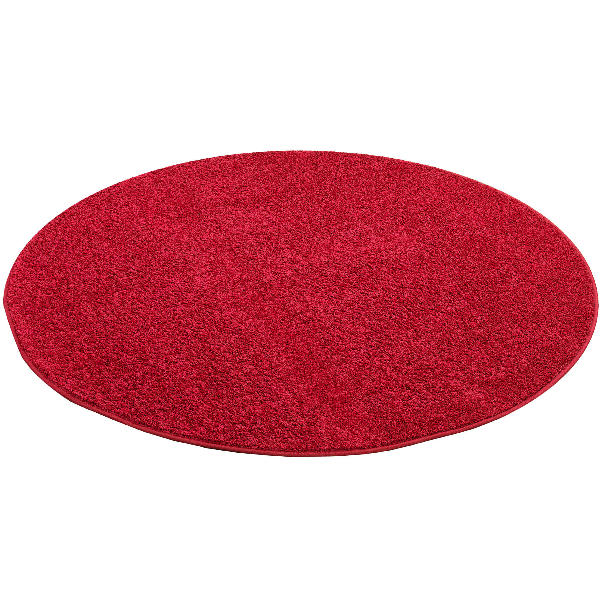 Thumbnail - Snapstyle Hochflor, Rot, Textil, 200x200 cm, Teppiche & Böden, Teppiche, Hochflorteppiche & Shaggys