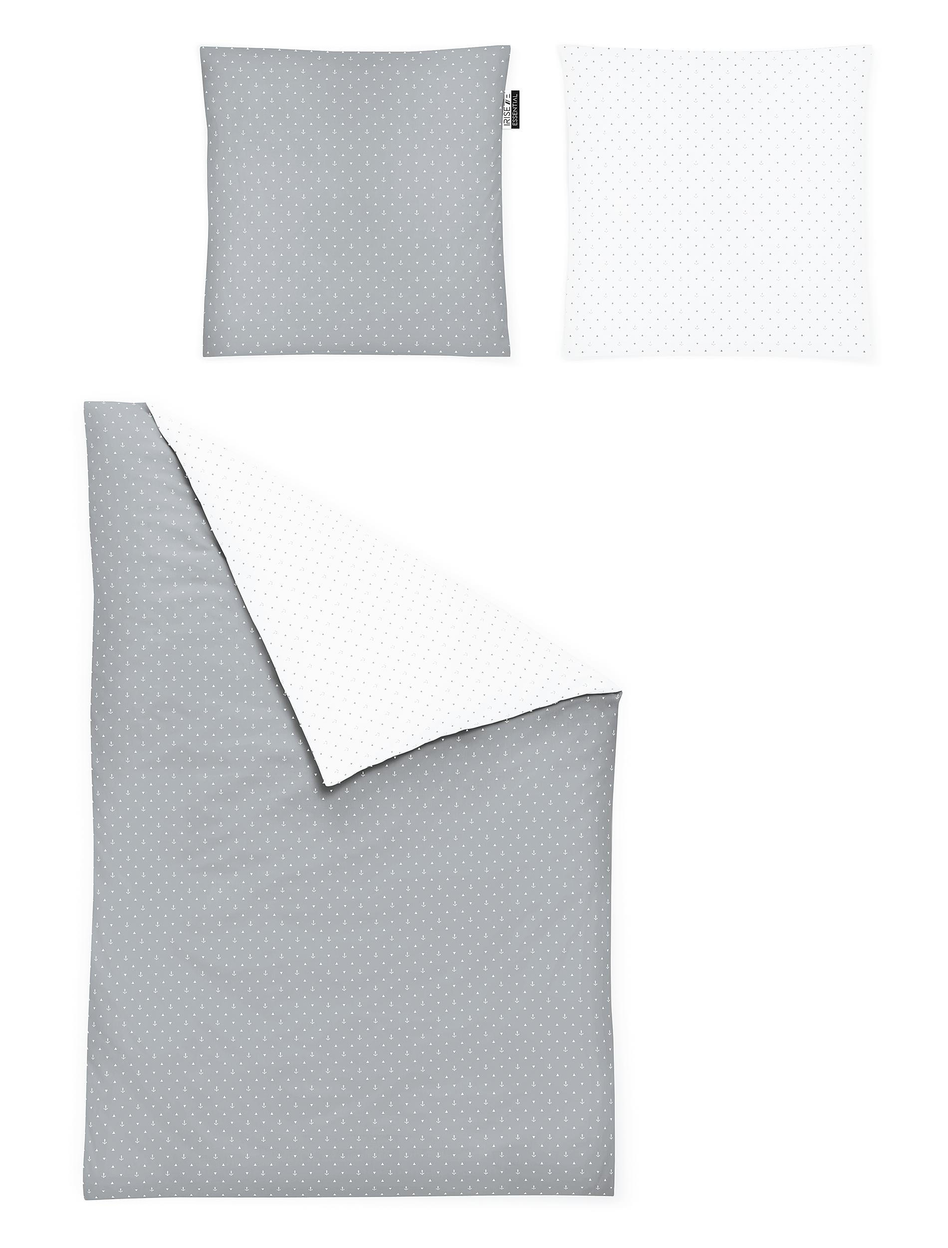 BETTWÄSCHE JESSICA 8256 - Silberfarben, Textil (135/200cm) - Irisette