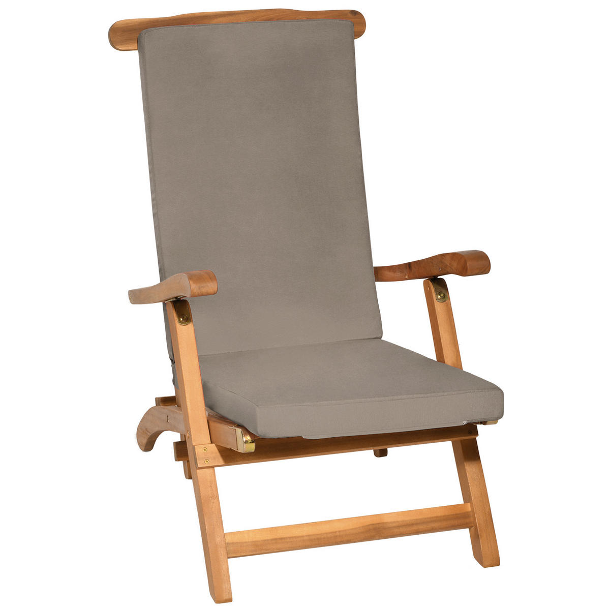 DECKCHAIRAUFLAGE Loftlux DC 175x45x5cm Taupe - Taupe, Textil (45/175cm) - Beautissu 