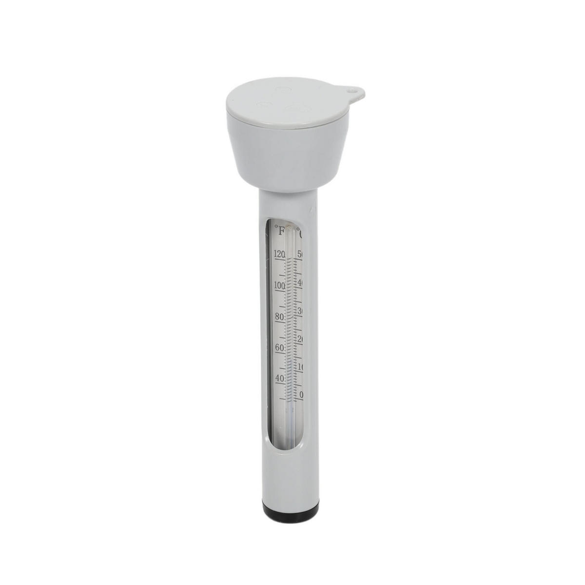 POOL-THERMOMETER 24 cm schwimmend weiß - Weiß, Kunststoff (4.8/24/7.3cm)