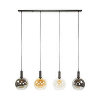 HÄNGELAMPE Sfera Schwarz 25/130/150 cm - Schwarz, Glas (25/130/150cm) - Hoyz Collection
