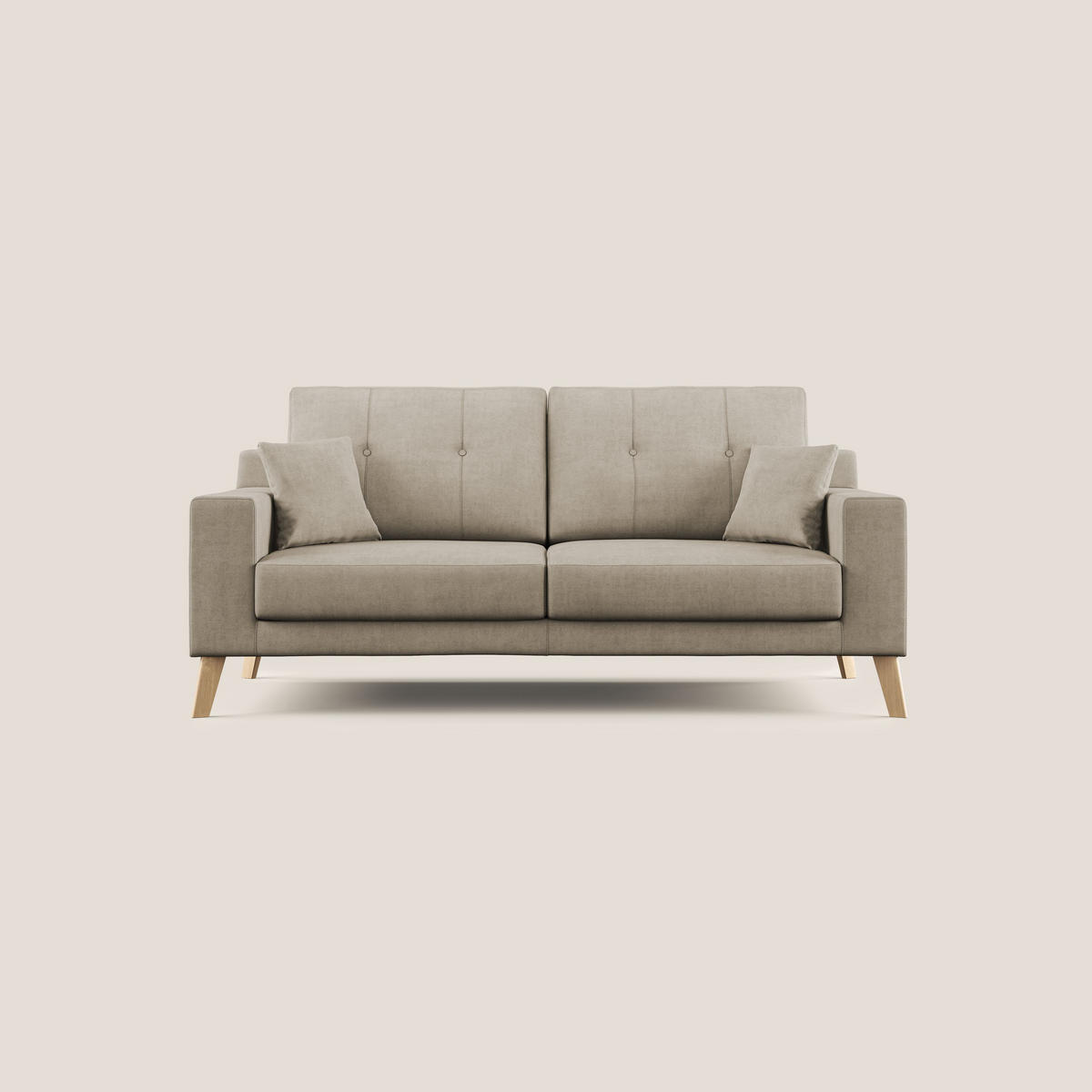 LINEARSOFA Danish - Beige, Textil (146/95/91cm) - Divani.store