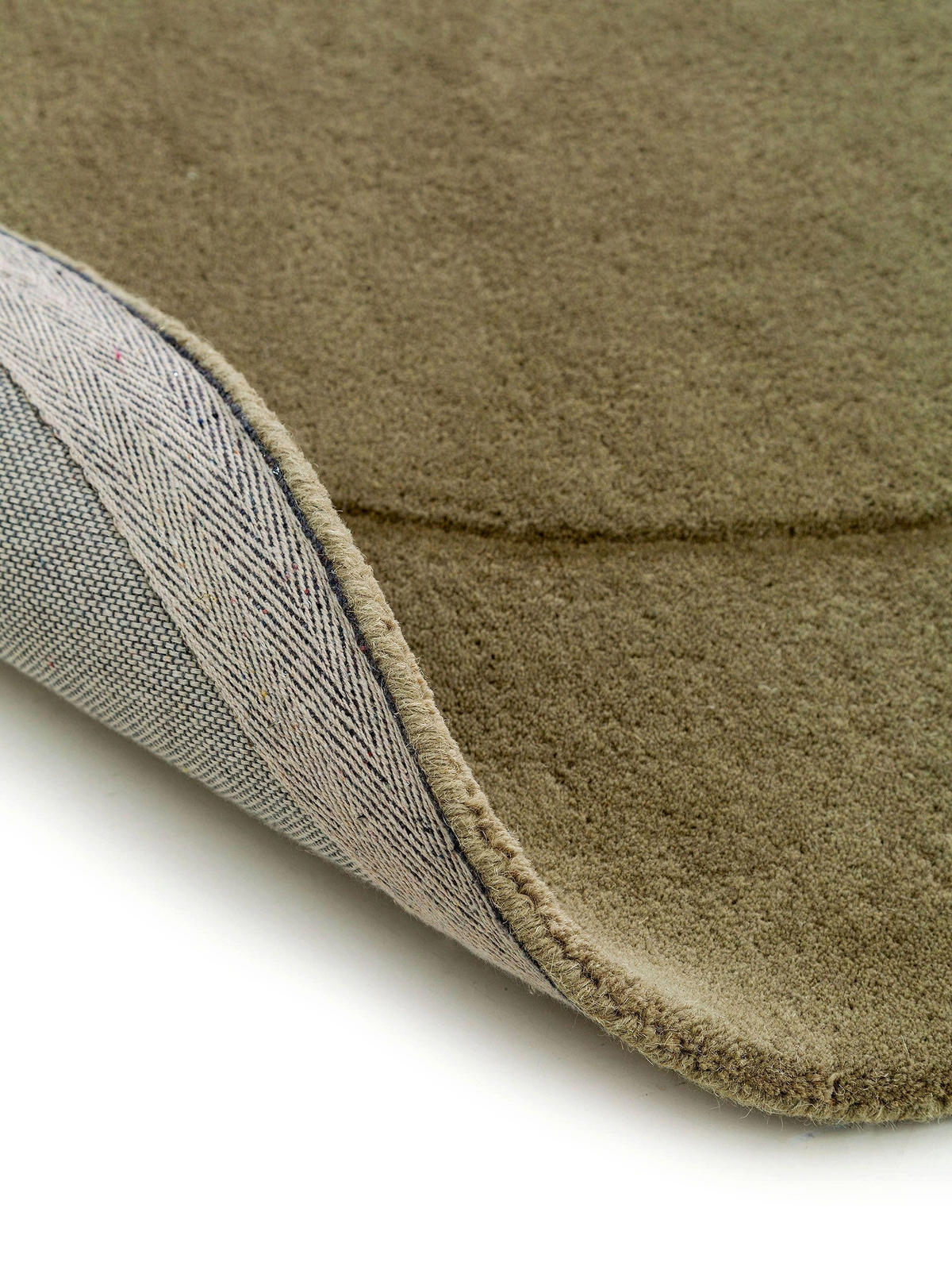 WOLLTEPPICH Shape Hellgrün 140x200 cm - Hellgrün, Textil (140/200cm) - benuta Pure