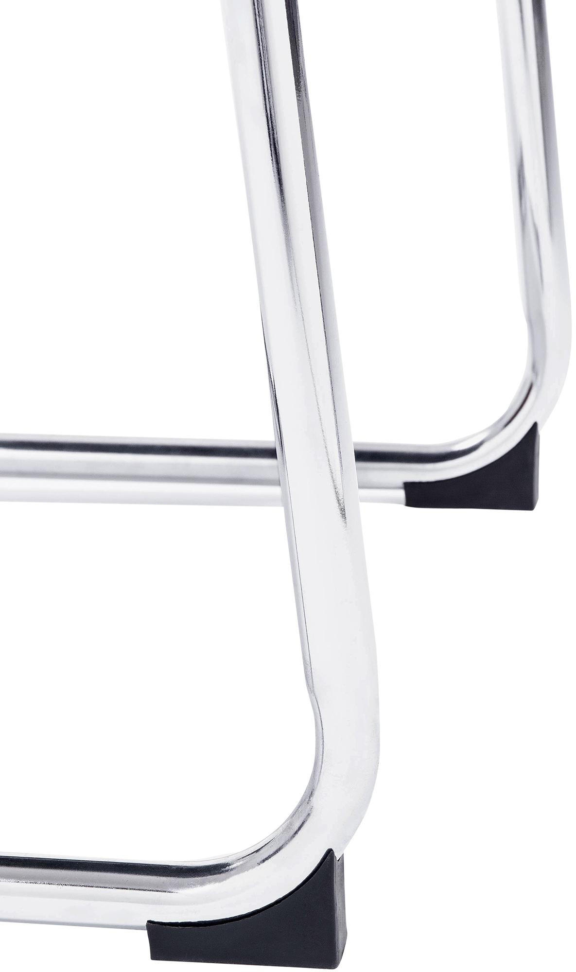 Thumbnail - Deluke Besucherstuhl, Grau, Leder, 56x92x60 cm, Arbeitszimmer, Besucherstühle