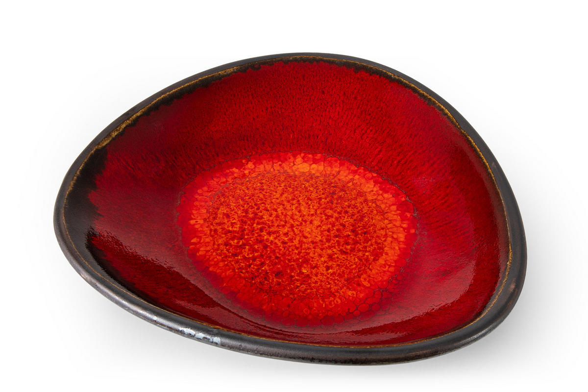 TIEFER TELLER PRIMA, Rot - Rot, Keramik (26/27/5cm) - KONSIMO®