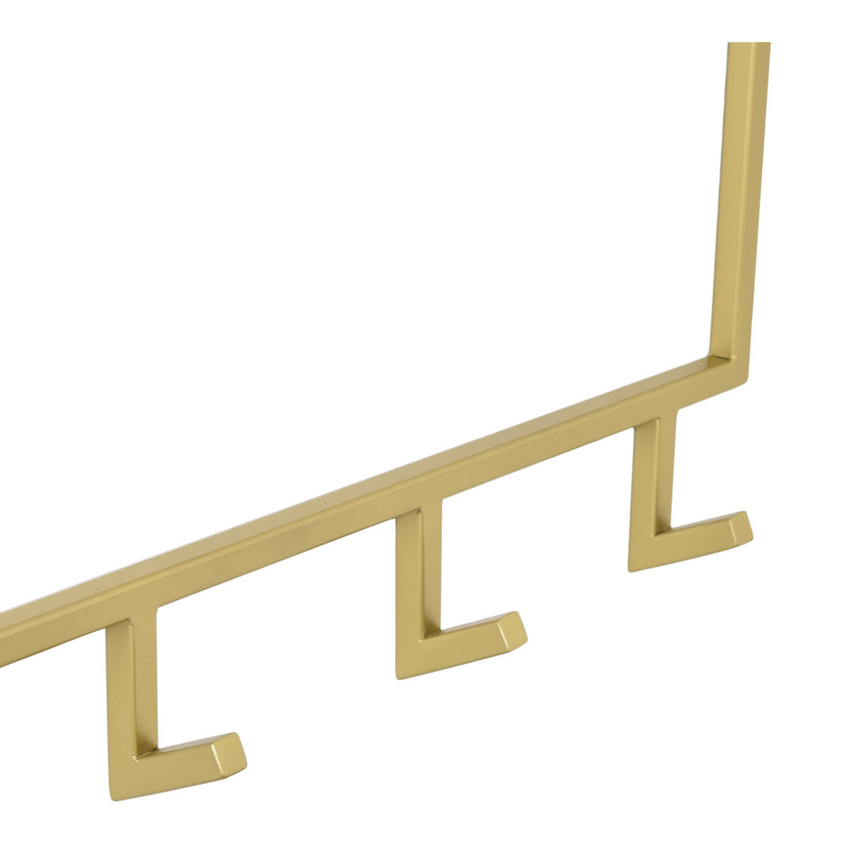 KLEIDERABLAGE Jip Gold - Goldfarben, Metall (100/80/33cm) - LOFT42