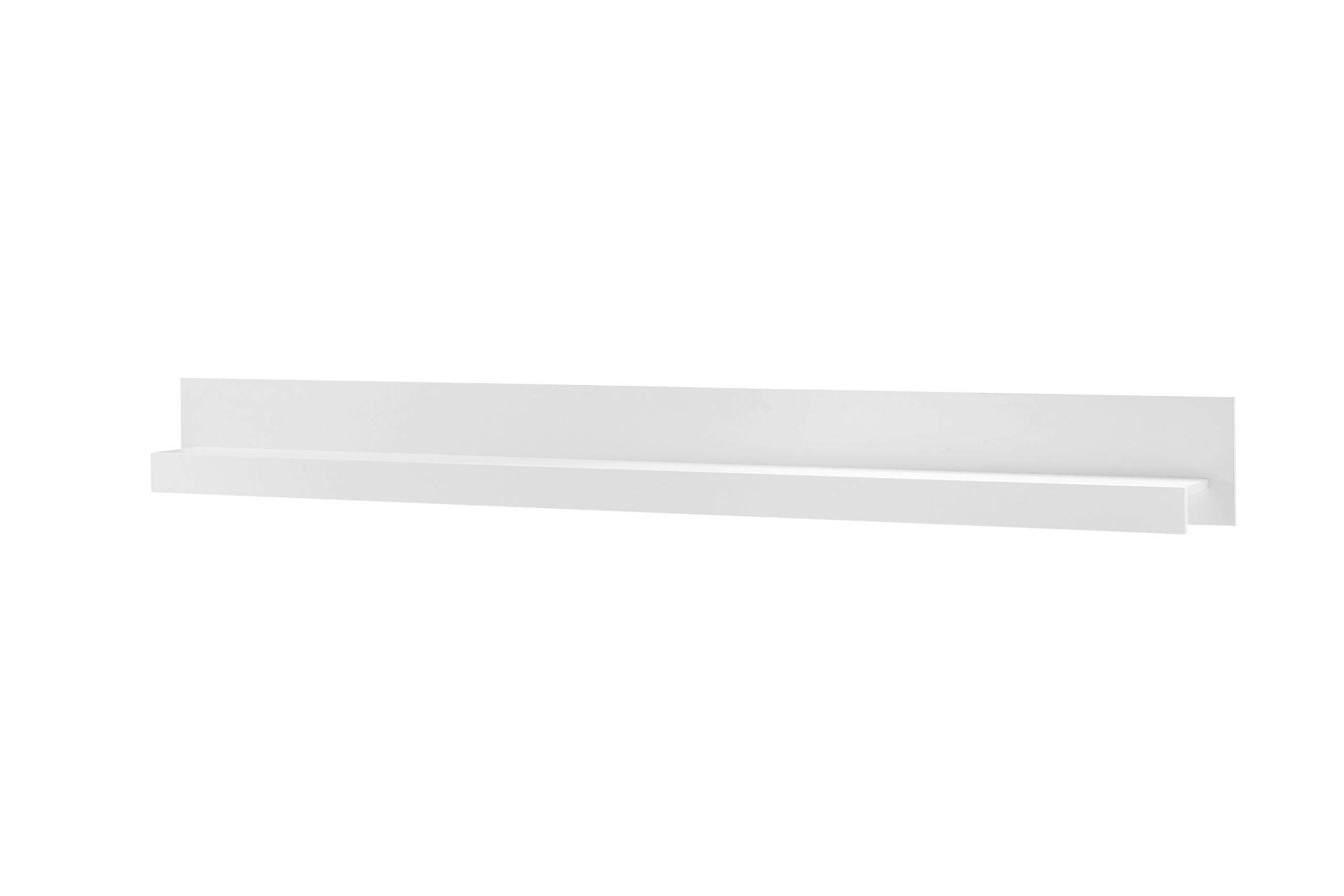 WANDBOARD M15 Weiß Matt 217/22/18 cm - Weiß, Holzwerkstoff (217/22/18cm) - Livojo