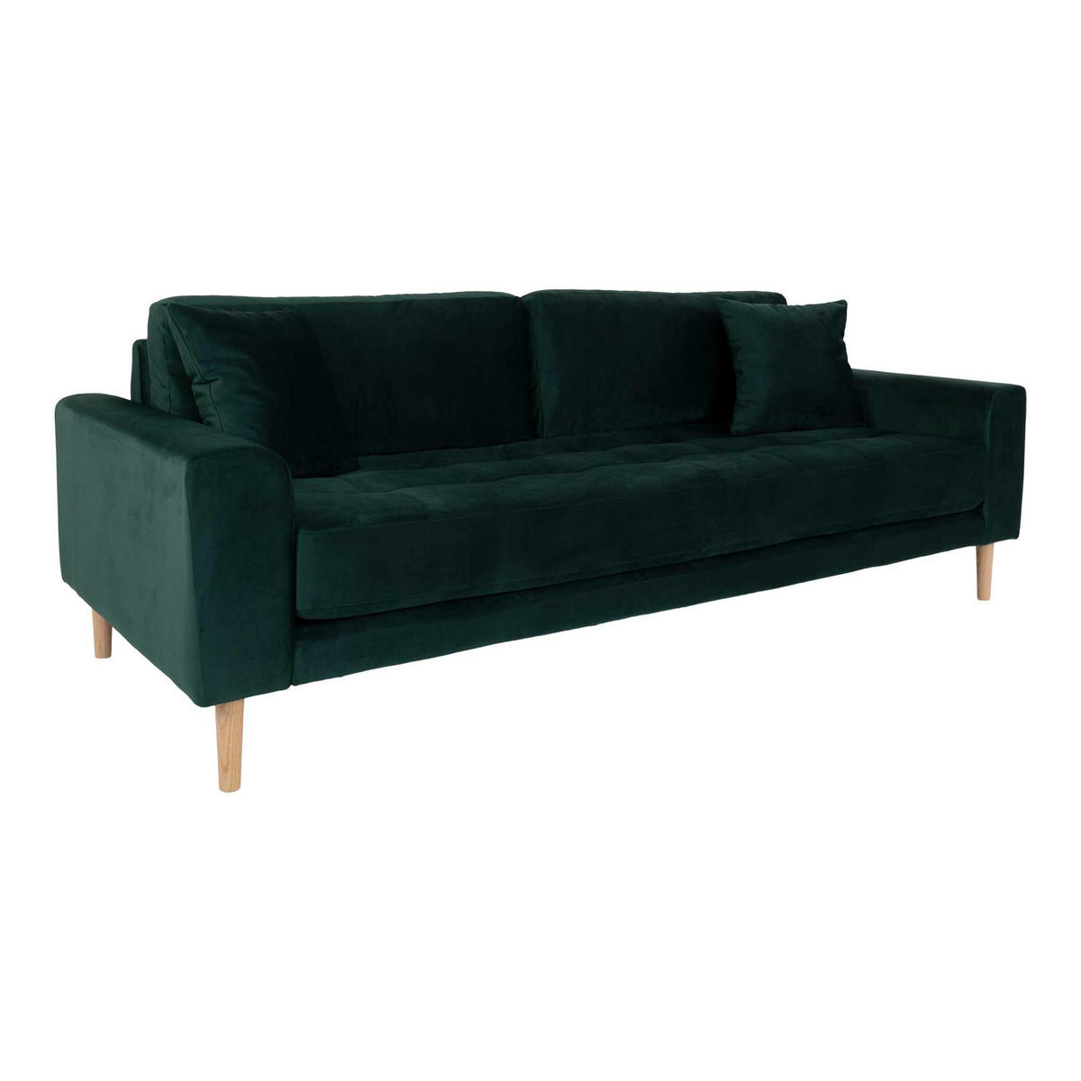 3-SITZER-SOFA grün - Grün, Textil (210/78/93cm) - ebuy24