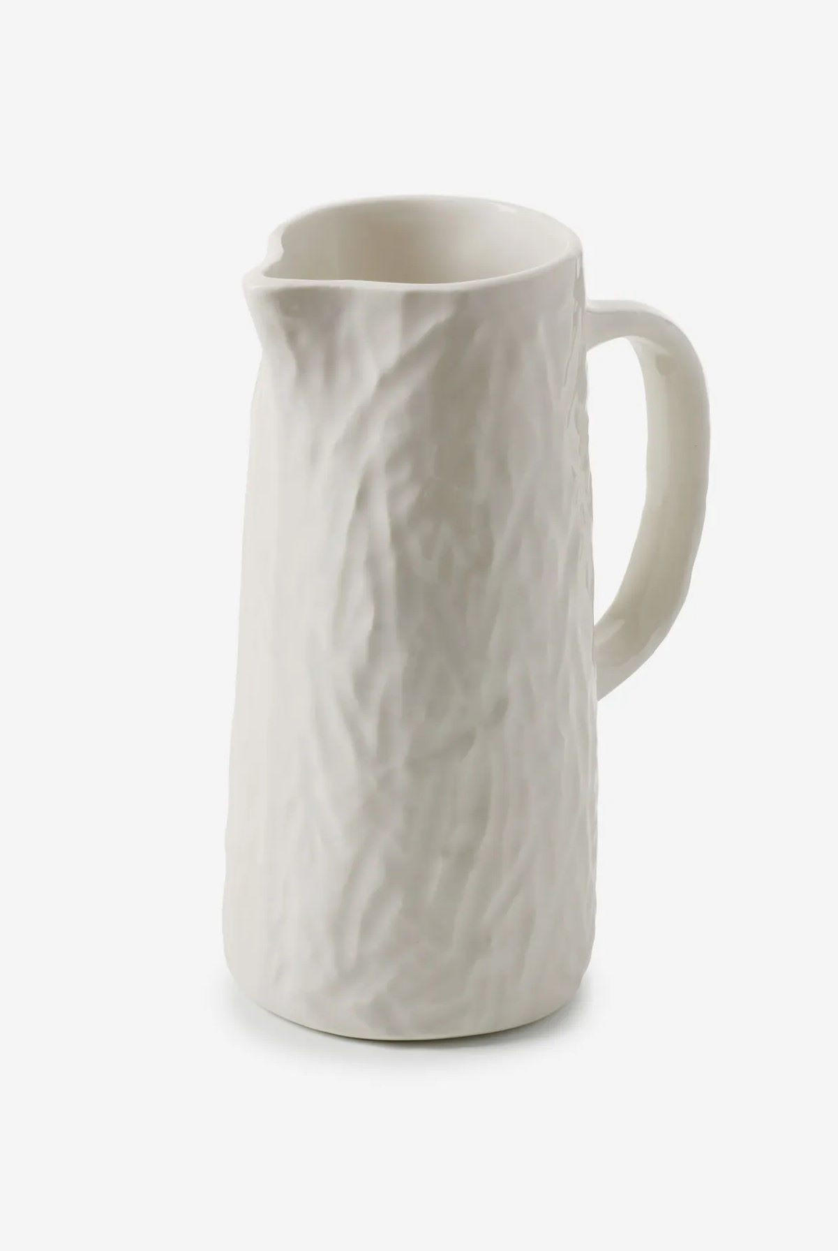WASSERKRUG / PITCHER YLI 1,2 L Alabaster Weiss - Weiß, Keramik (1.2L) - Revol Porcelaine France