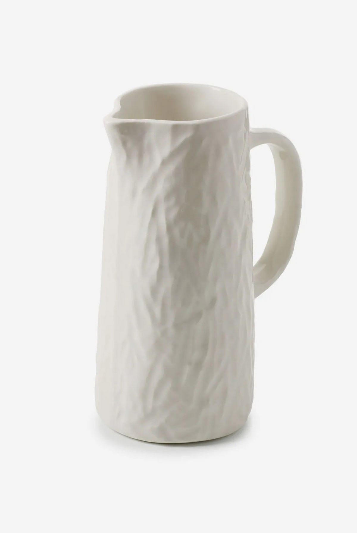 WASSERKRUG / PITCHER YLI 1,2 L Alabaster Weiss - Weiß, Keramik (1.2L) - Revol Porcelaine France