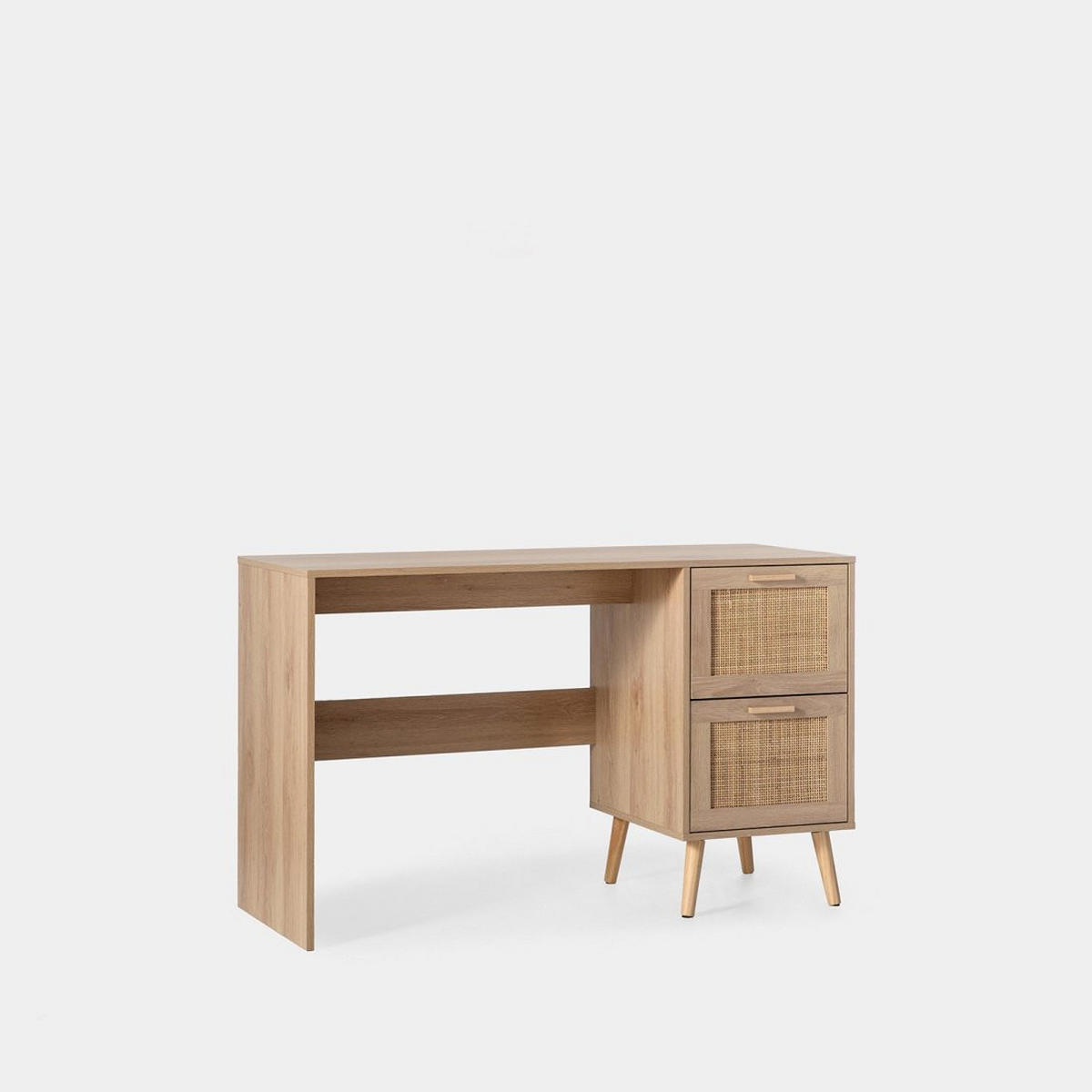 SCHREIBTISCH Tahiti Natürlich 120 cm x 76 cm - Naturfarben, Holzwerkstoff (48/120/76cm) - Klast Home