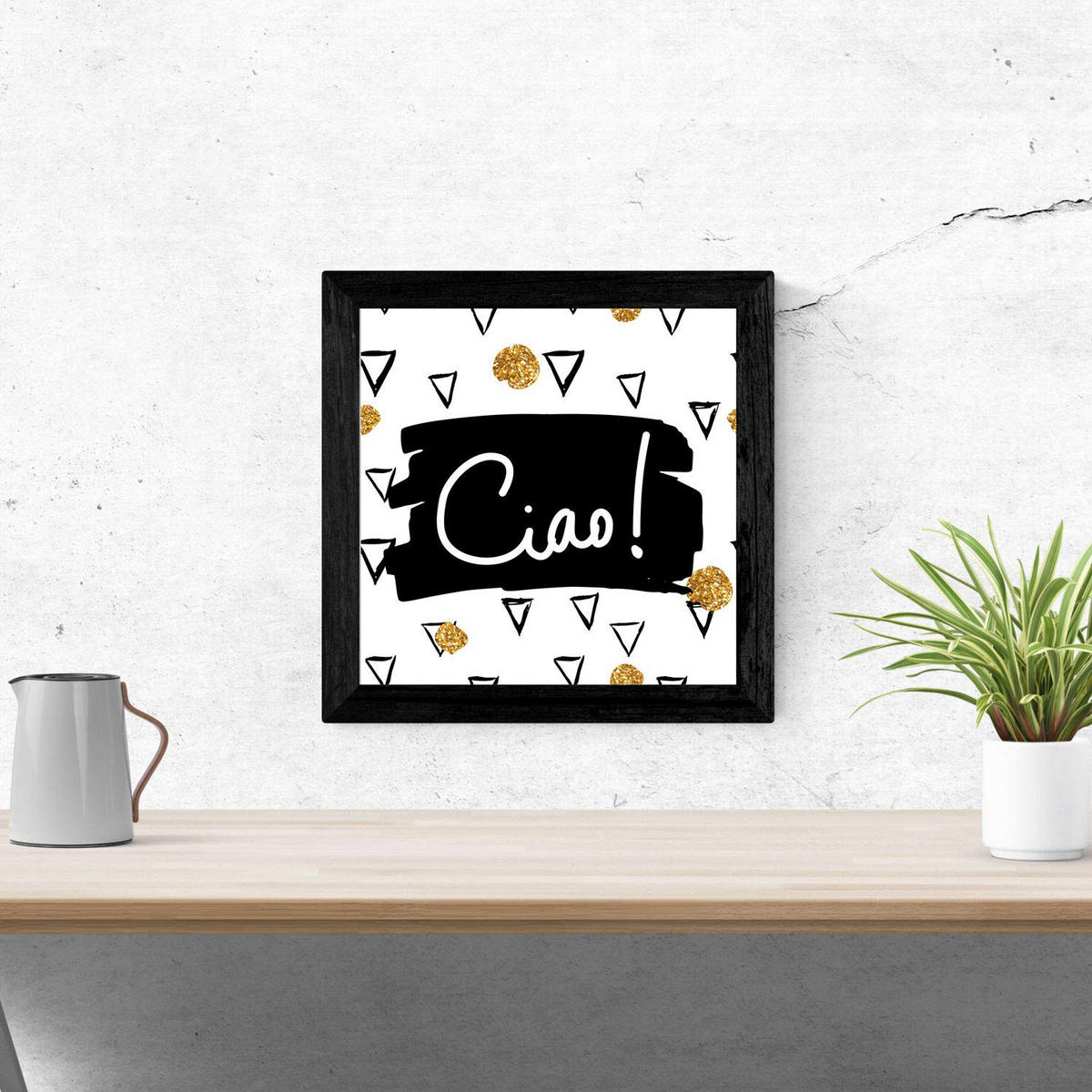 POSTER Set Mit 6 Blätter Gestempelt Grüsse Hallo, Ciao, Bonjour - Klar, Papier (29/3cm) - Nacnic