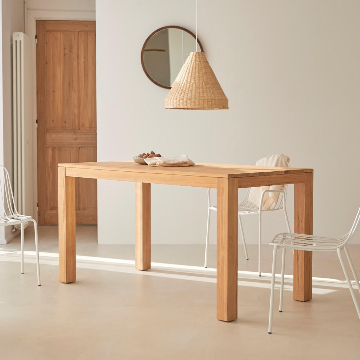 TISCH Eden Natur aus Teak - Naturfarben, Holz (75/150/76cm) - Tikamoon