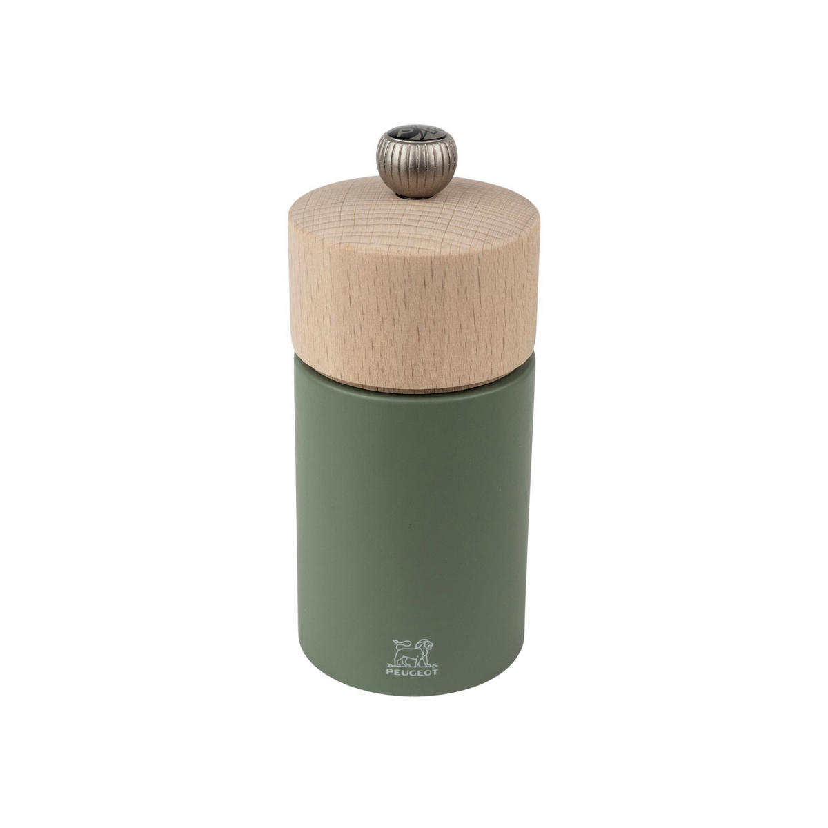 PFEFFERMÜHLE Boreal 12cm Buchenholz Olivgrün Stahlmahlwerk - Grün, Holz (52/12/52cm) - PEUGEOT
