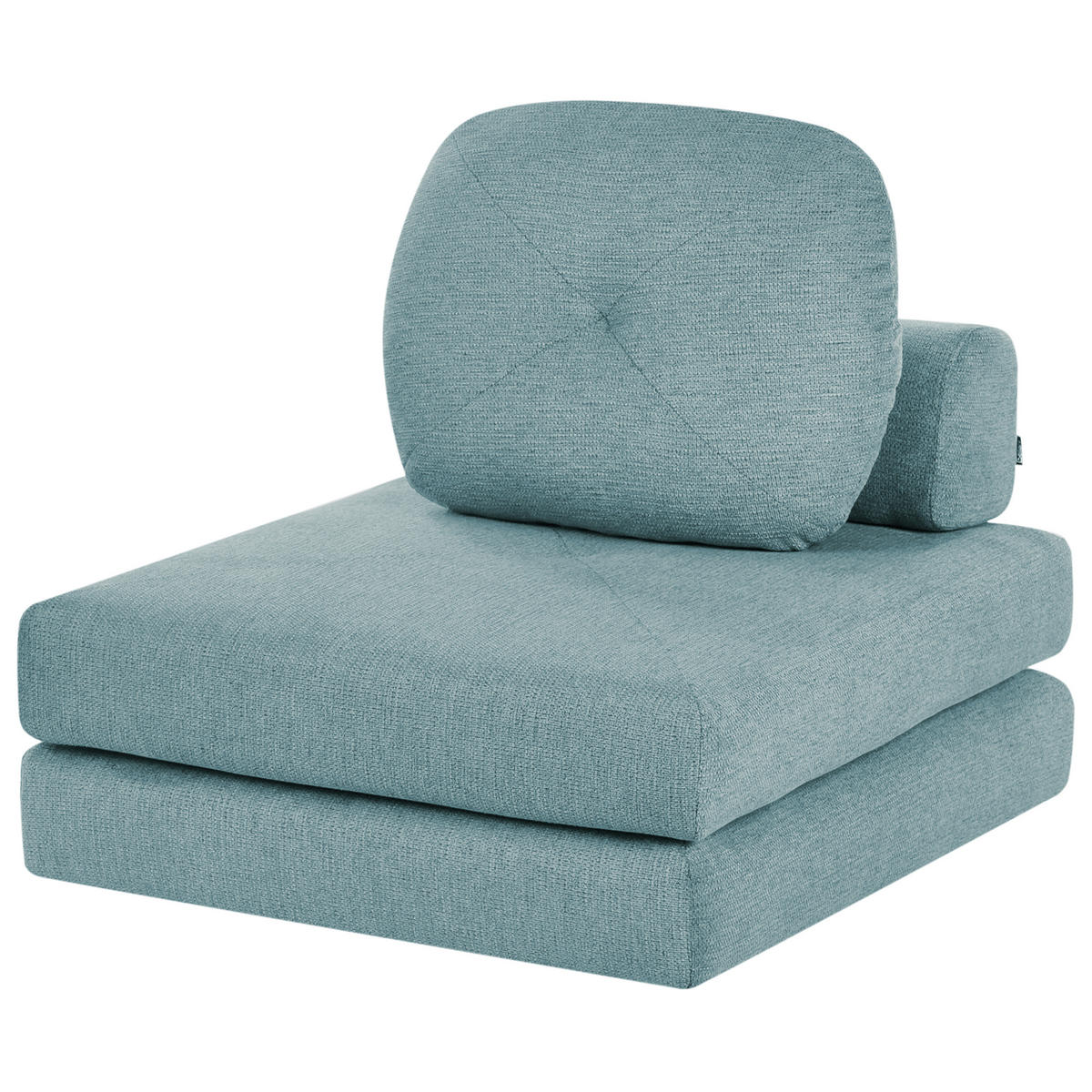 SCHLAFSOFA 81/182 cm Mintgrün Olden - Mintgrün, Textil (81/54/91cm) - Beliani