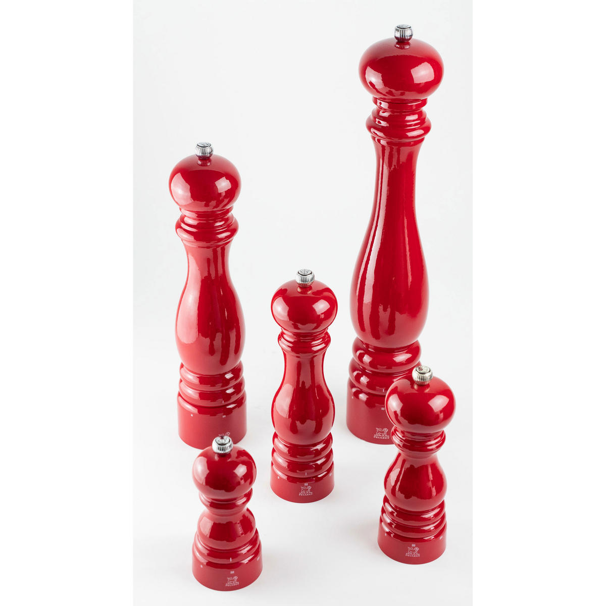 PFEFFERMÜHLE Paris uSelect 40cm Buchenholz Passionsrot Stahlmahlwerk - Rot, Holz (7.6/40/7.6cm) - PEUGEOT