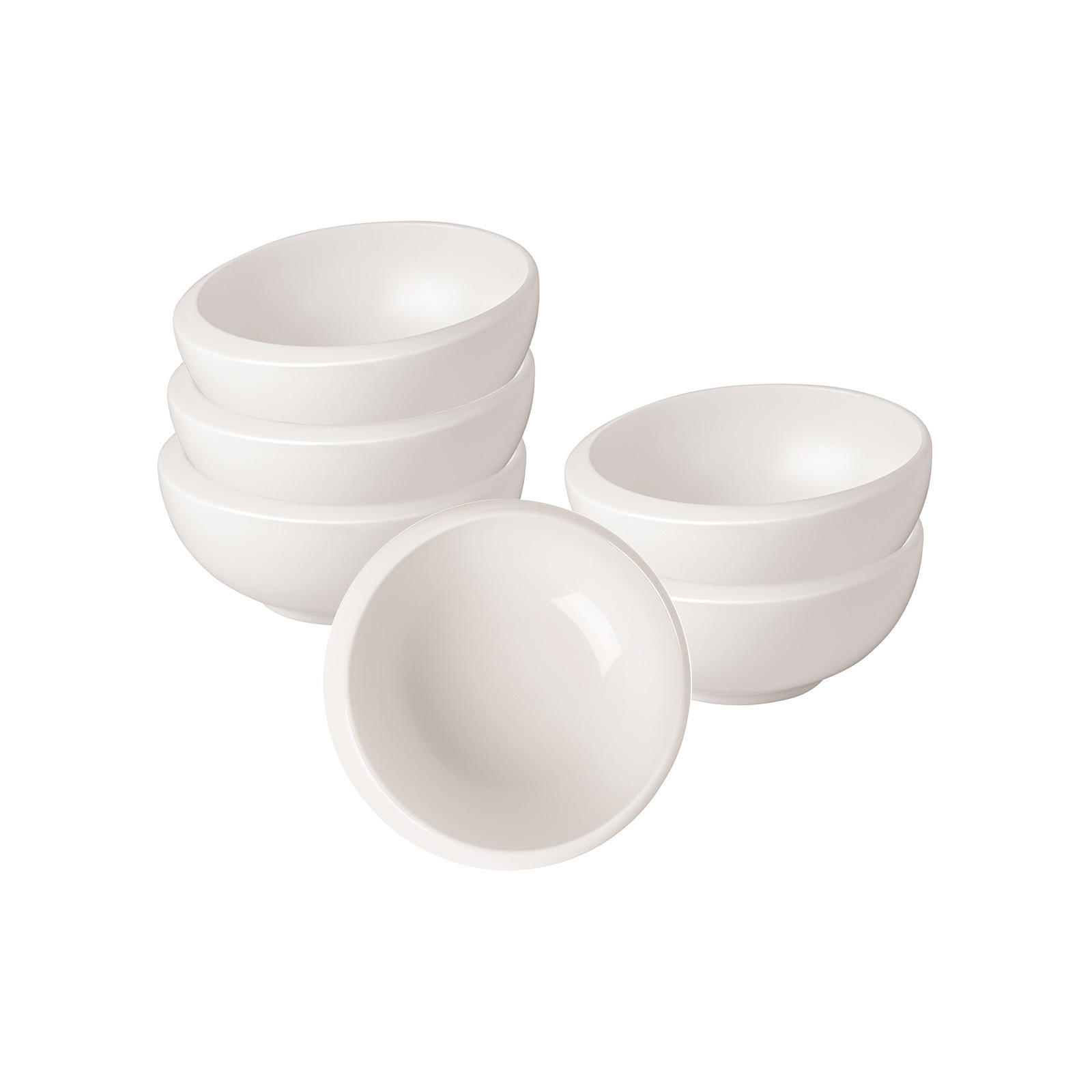 DIPSCHÄLCHEN NewMoon weiß ø 8,5 cm 6er Set - Weiß, Keramik (8.5cm) - Villeroy & Boch
