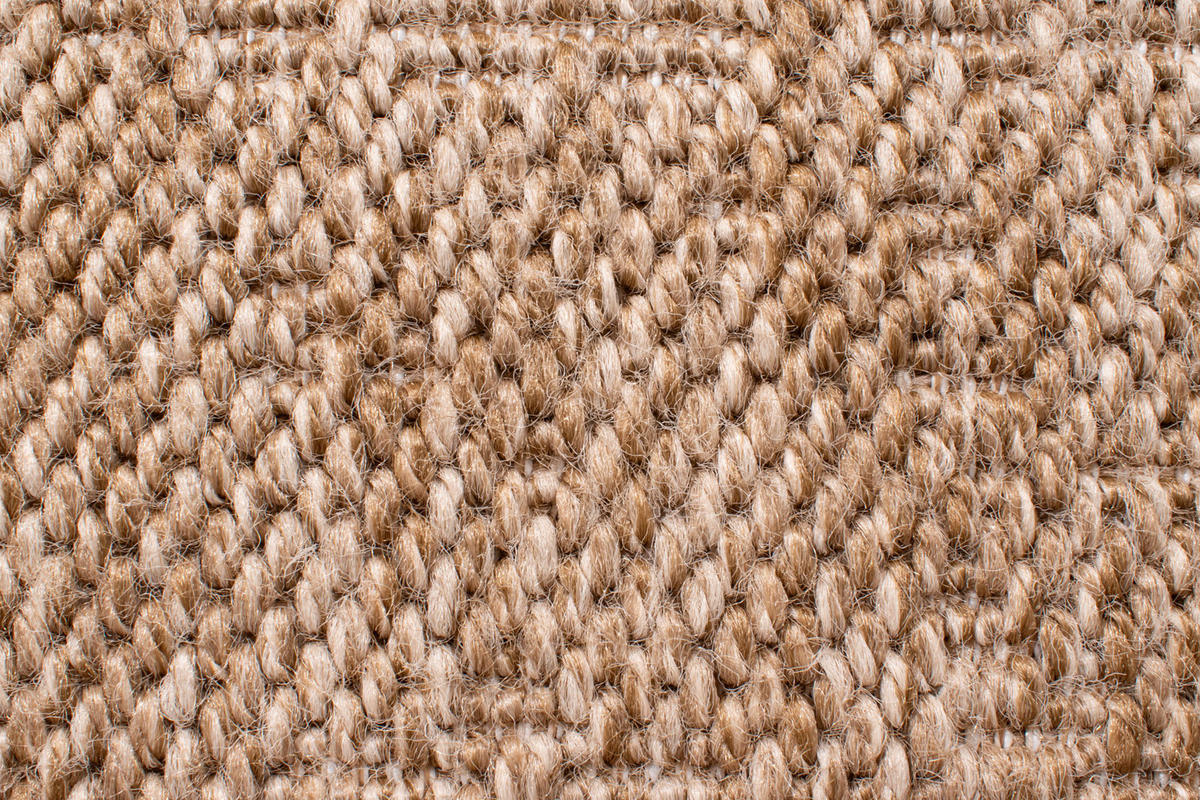 TEPPICH mit Juteoptik weißem Palma 160x230 cm - Weiß, Textil (160/230cm) - Nazar Rugs