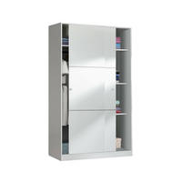 KLEIDERSCHRANK 2 TÜREN Weiß 50/120/200 cm - Weiß, Holzwerkstoff (120/200/50cm) - DMORA