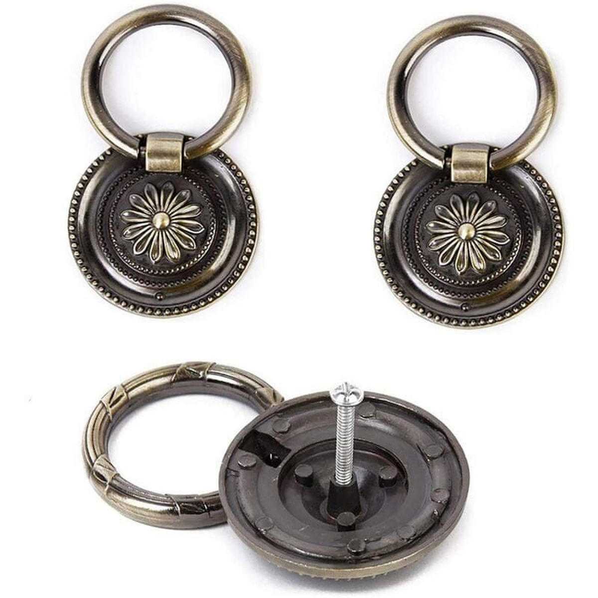 SCHRANKKNOPF Bronze 8er-Set - Orange, Metall (3/1/5.2cm)