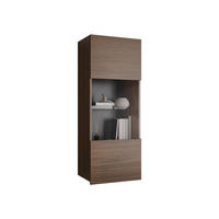 HÄNGEVITRINE Calabrini 05 - Nussbaumfarben, Holzwerkstoff (45/117/32cm) - MIRJAN24