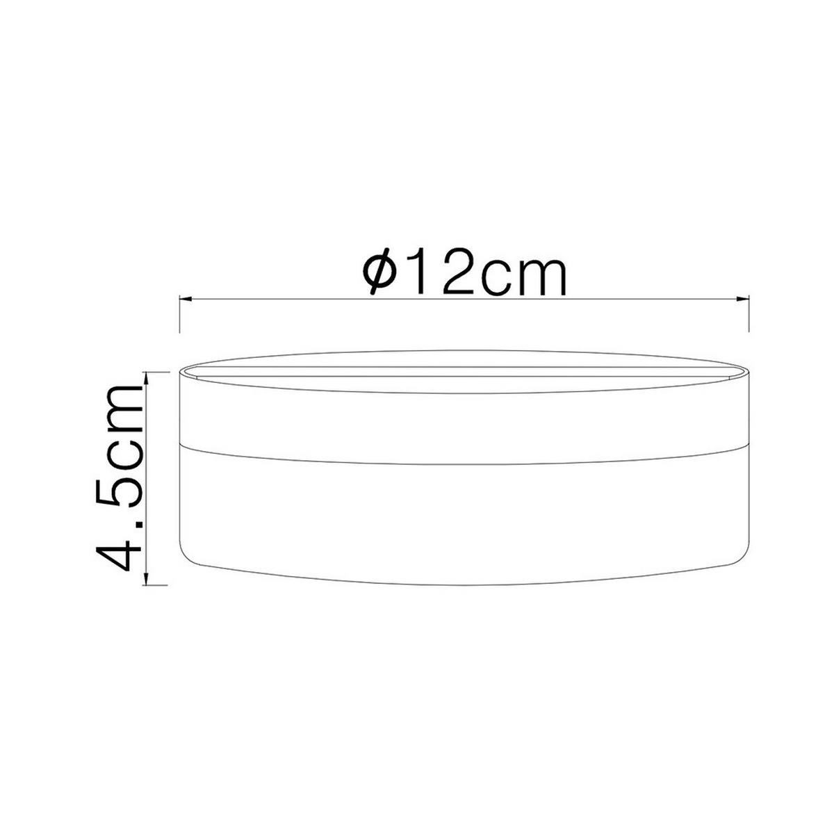 LED DECKENLEUCHTE Matthew Schwarz - Schwarz, Kunststoff (12/12/4.5cm) - Globo Lighting