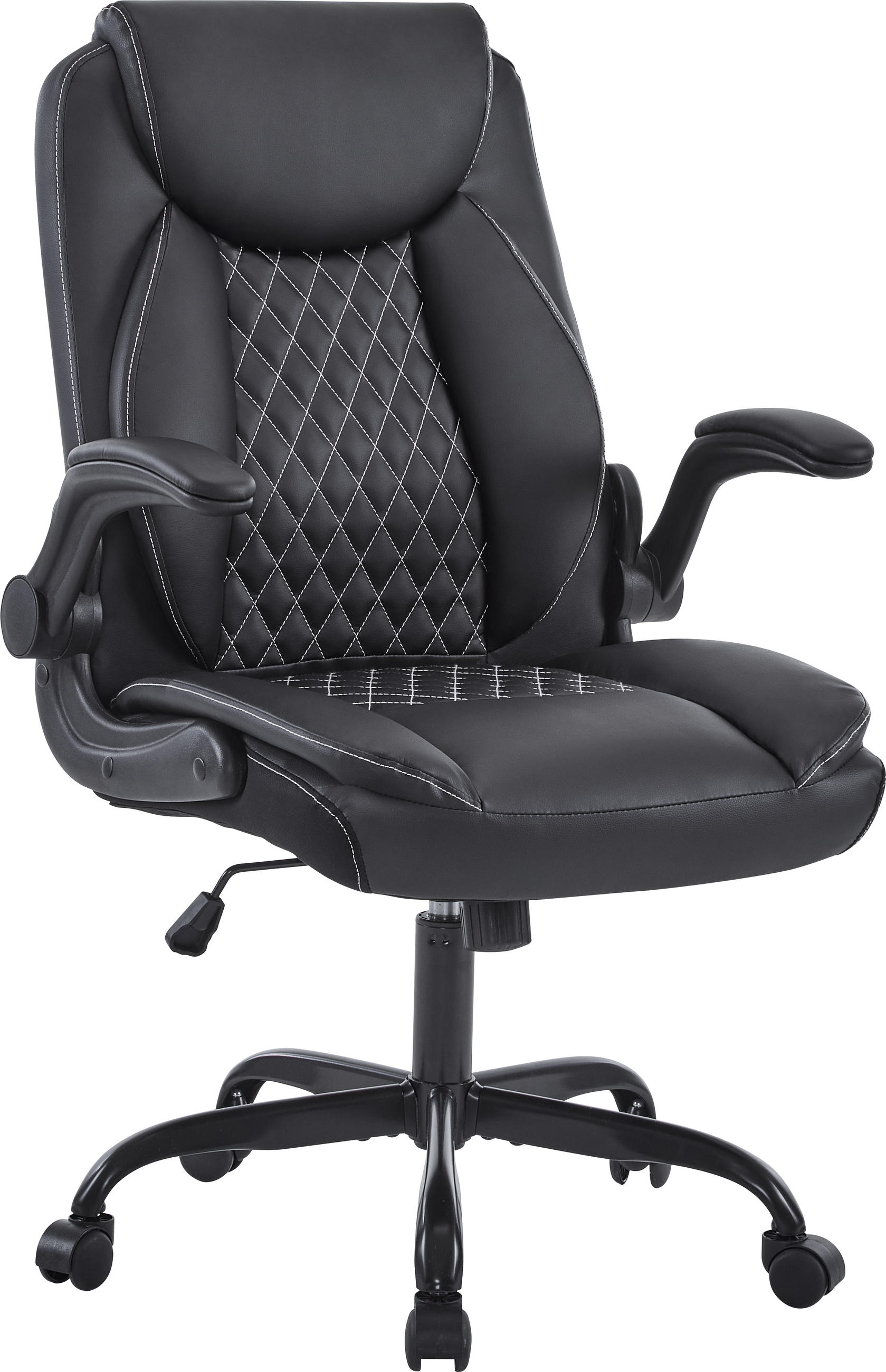 ComfortXL Chefsessel Schwarz 64x102x64 cm