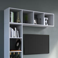 RAUMTEILER Ludus Weiß 142.5 x 36.2 cm - Weiß, Holzwerkstoff (142.5/36.2/33cm) - Vicco