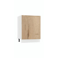 SPÜLENUNTERSCHRANK D60ZL P/L - Zivora - Moderne Küchen Gestaltung - Eiche Artisan, Holz (60/82/52.4cm) - ROYAL24_MARKT