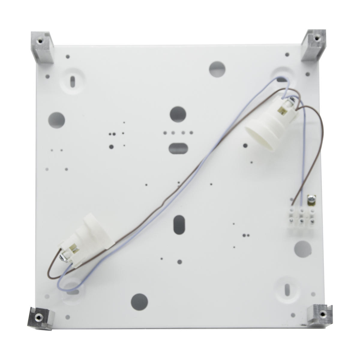 DECKENLEUCHTE - Grau, Metall (40/40/9cm) - Lumicom
