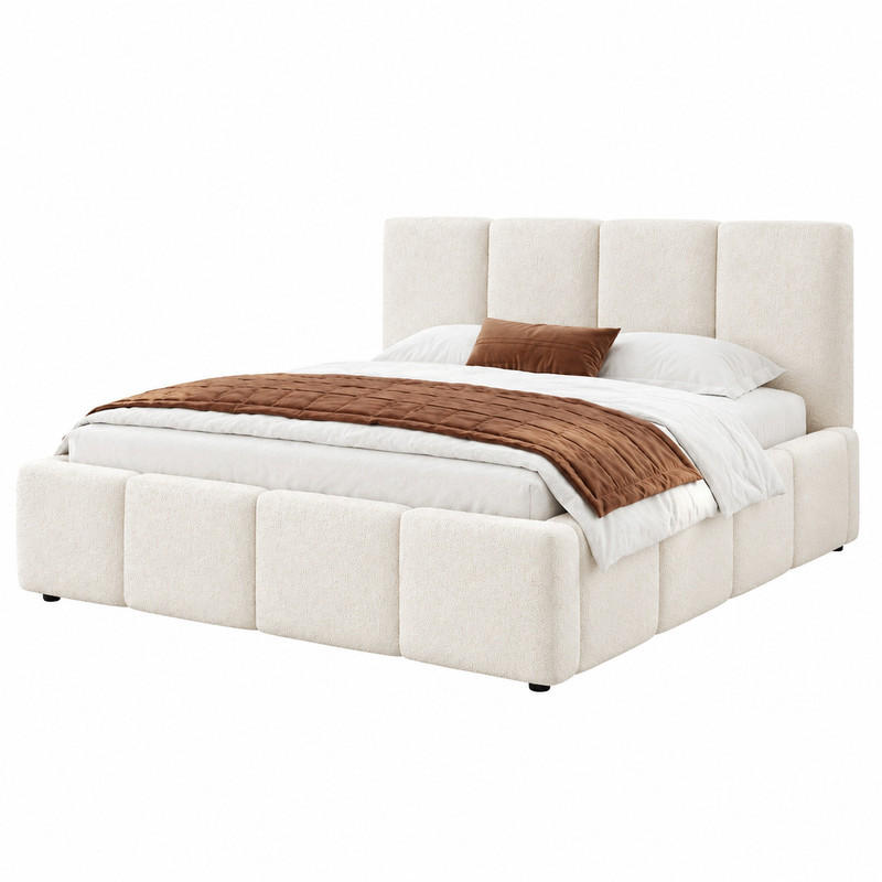 Beauniv Polsterbett Beige 180x200 cm