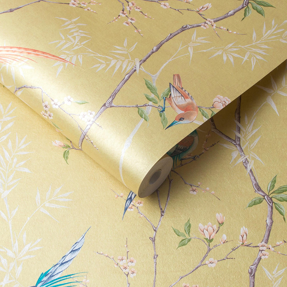 VLIESTAPETE - Tori Summer - Gelb, Papier/Kunststoff (52/1005cm) - Graham & Brown