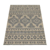 HOCHFLORTEPPICH 120/160 cm Genua 746 - Grau, Textil (120/160cm) - Paco Home