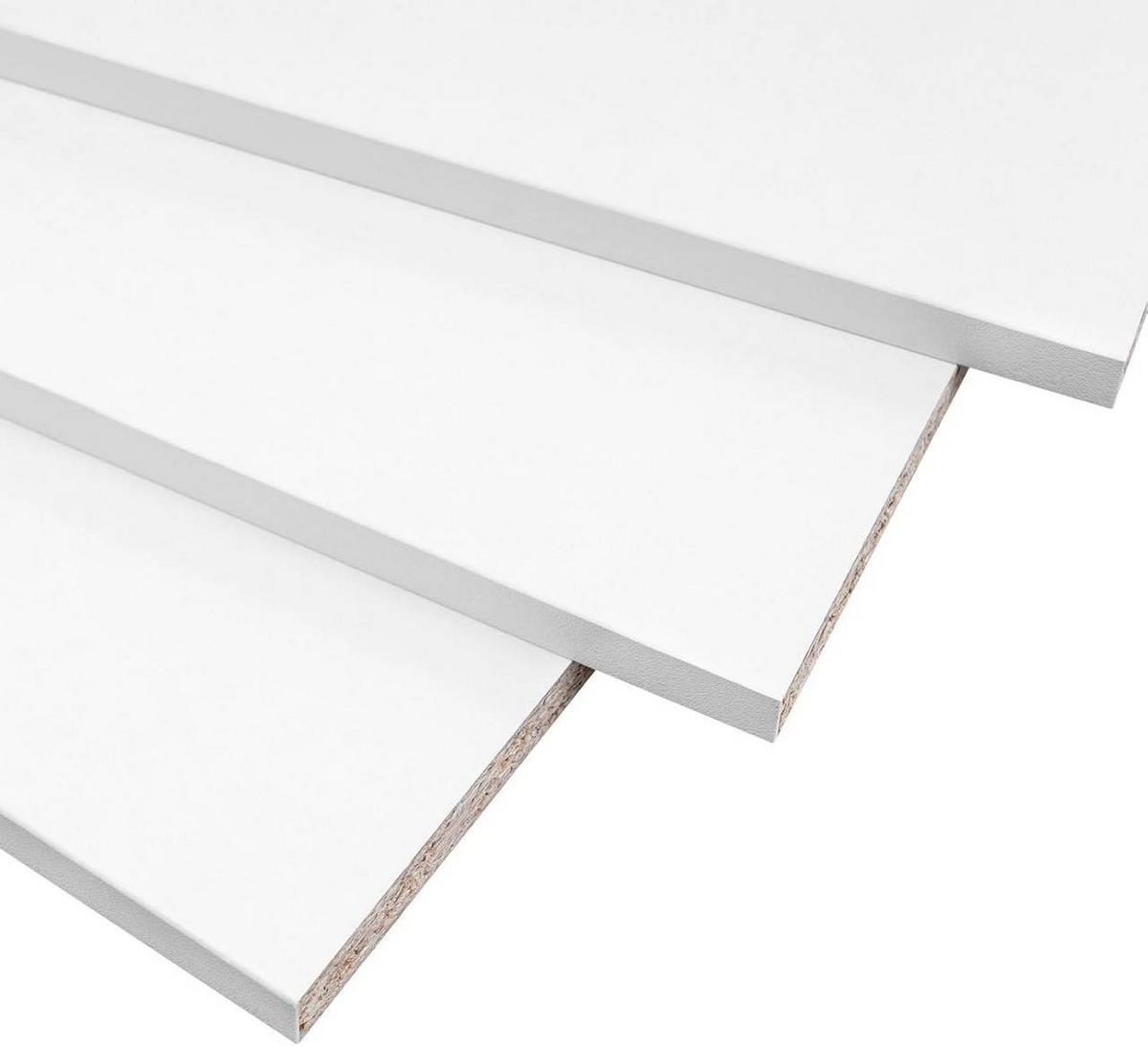REGALE Bücherregal mit 4 Ebenen, 8 Fächern, Weiß - Weiß, Holzwerkstoff (71/141/29cm) - Woltu