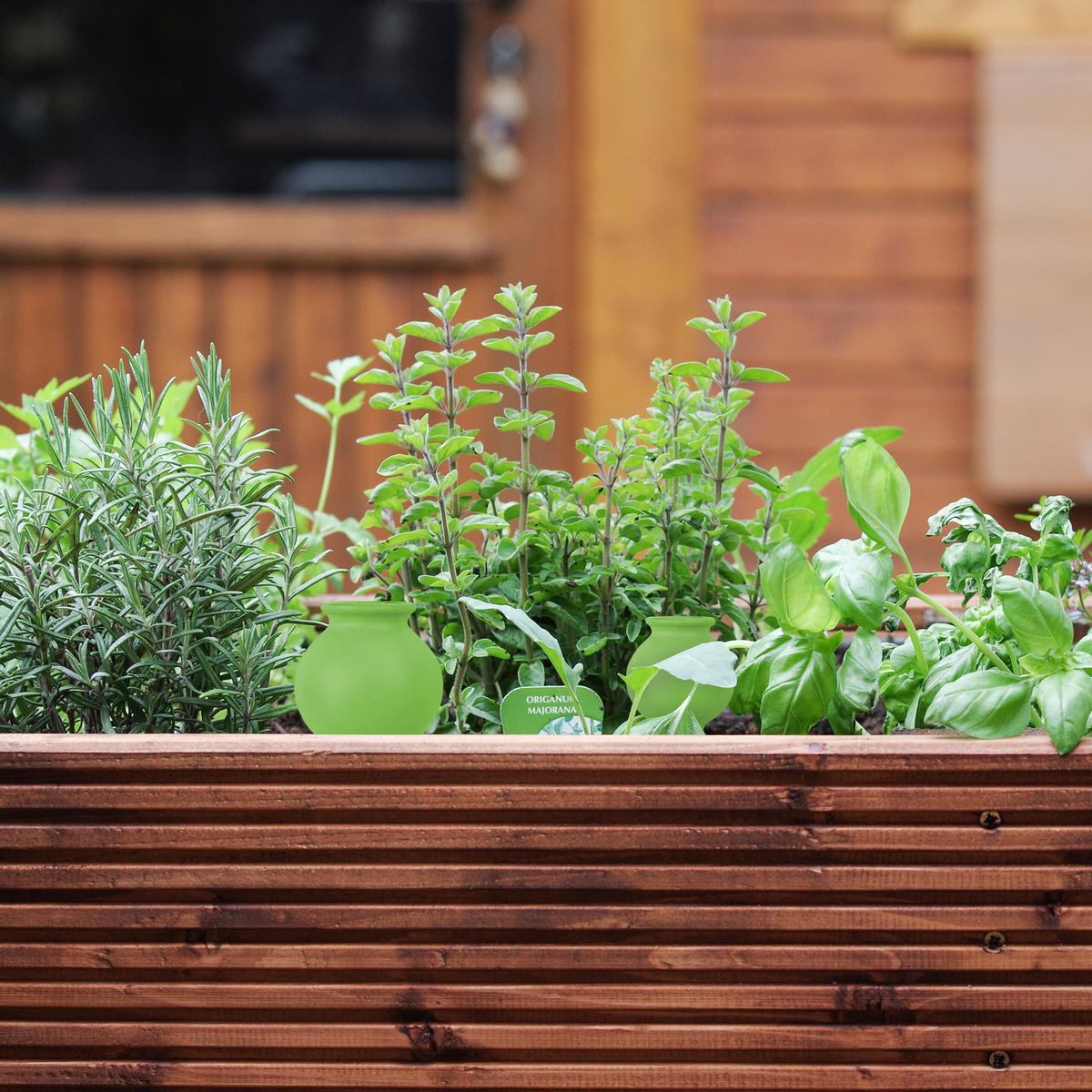 4XTONKEGEL - Grün, Keramik (6/12/6cm) - Relaxdays