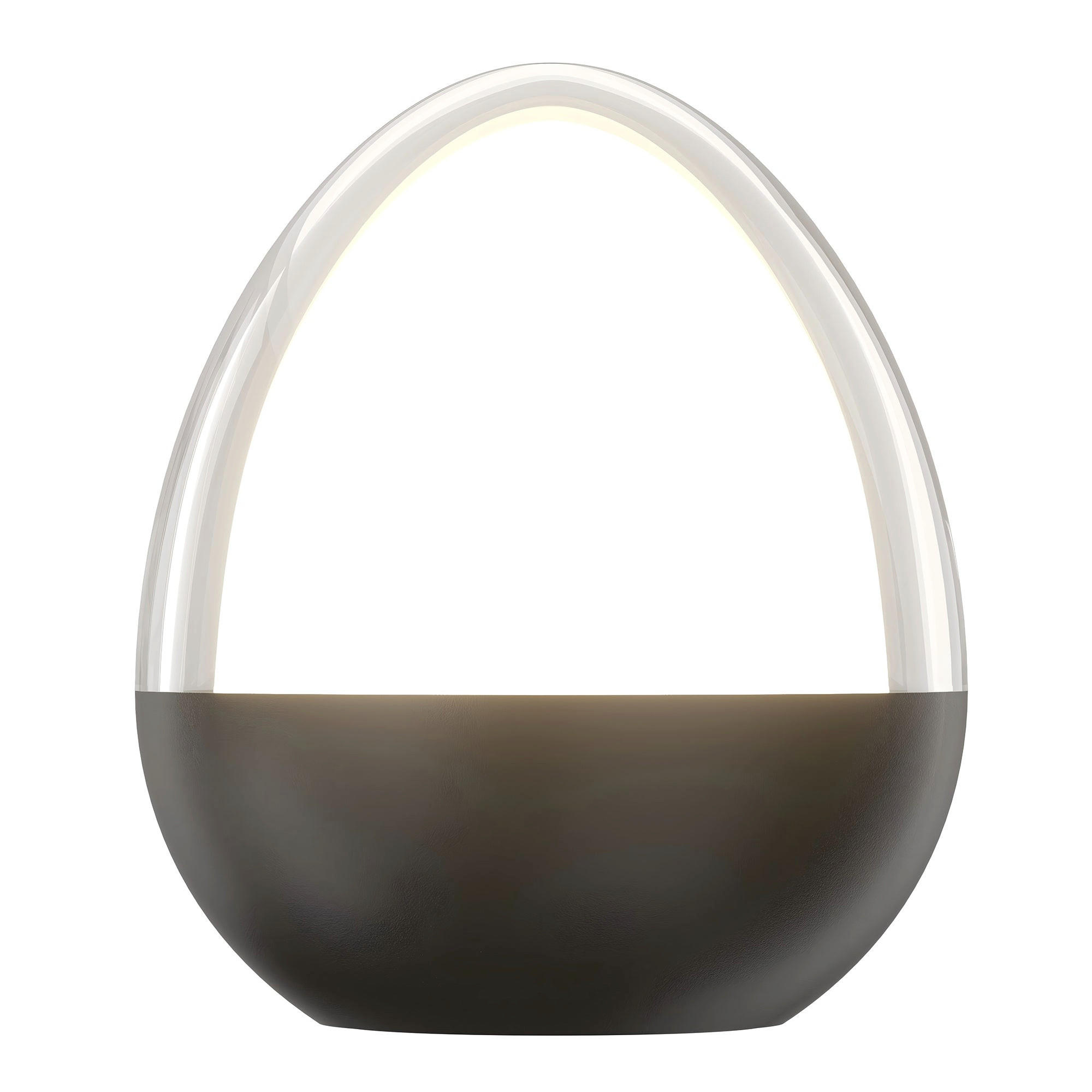 OVIE RGB Kabellose Tischleuchte H12CM - Schwarz, Metall (10/10/12cm) - Lumisky